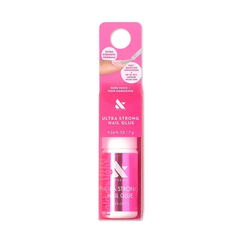 Olive & June Glue Press-On Nail Glue - Ultra Strong - 0.24 fl oz