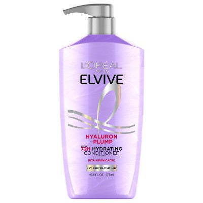 L'Oreal Paris Elvive Hyaluron Plump Hydrating Conditioner for Dry Hair - 28 fl oz