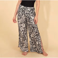 Lands' End Women's Side Slit Cover Up Pants - Tropical Print