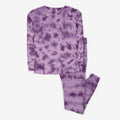 Leveret Kids Two Piece Cotton Pajamas Tie Dye Purple Mix 14 Year