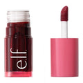 e.l.f. Sheer For It Blush Tint - Buildable Stain For Lips + Cheek - Left on Red - 0.22 fl