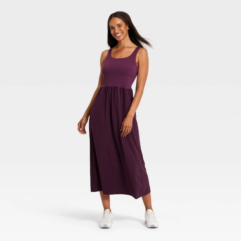 Women's Woven Travel Dress - All In Motion Dark Purple