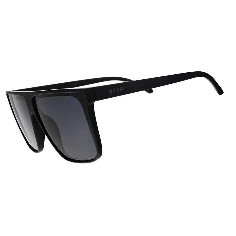 goodr Adult Fly G Fashion Week Dropout Plastic Square Sunglasses - Black