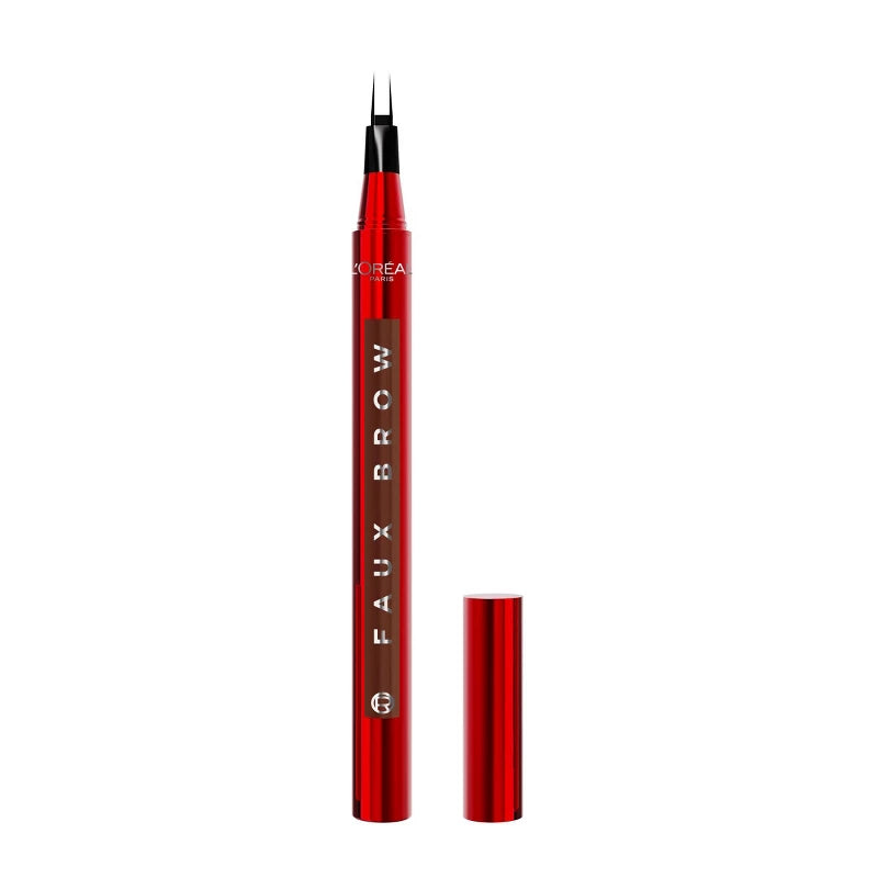 L'Oreal Paris Faux Brow Eyebrow Tint Double Brush Brow Pen - Light Brunette - 0.03 fl oz