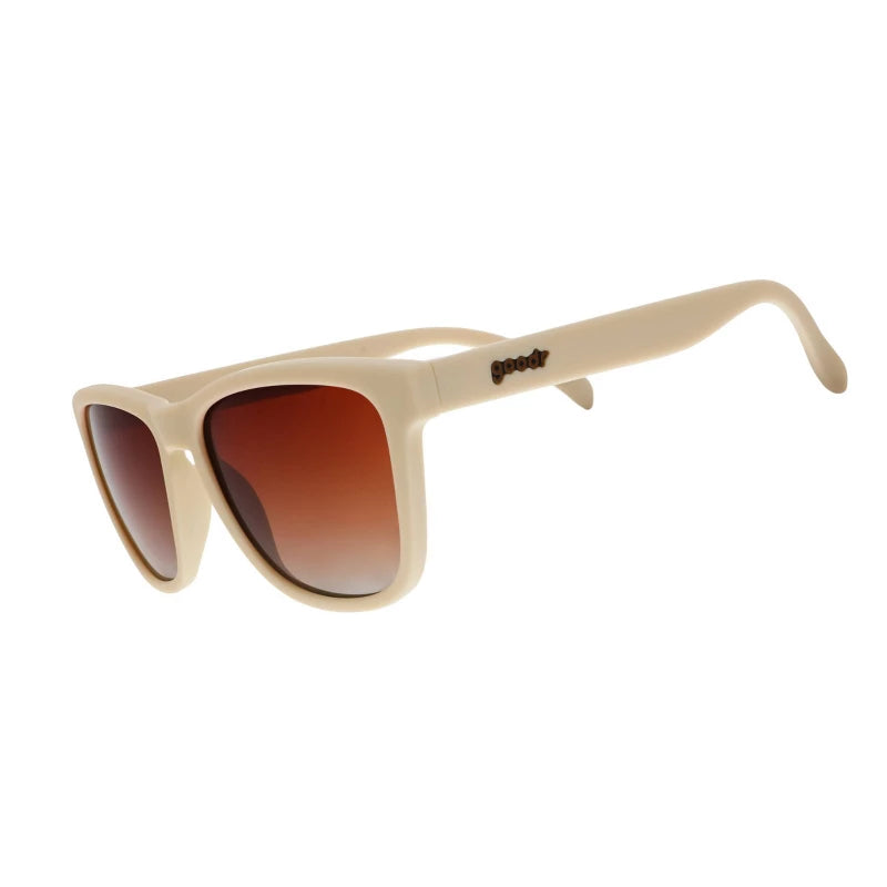 goodr Adult OG Toasted Marshmallow Magic Plastic Rectangle Sunglasses - Beige