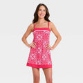 Women's Everyday Soft Active Court Dress - All In Motion Red Bandana Print