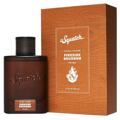 DR. SQUATCH Men's Natural Cologne - Fireside Bourbon - 1.7 fl oz