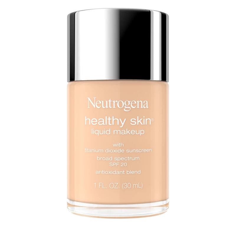 Neutrogena Healthy Skin Liquid Makeup Foundation, Lightweight & Flawless Coverage with Bro