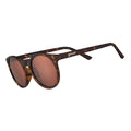 goodr Adult Circle G Nine Dollar Pour Over Plastic Round Sunglasses - Brown