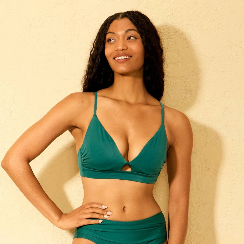 Women's Keyhole Underwire Bikini Top - Shade & Shore Green 36C