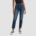 Levi's® Women's High-Rise Wedgie Straight Cropped Jeans - Indigo Here We go