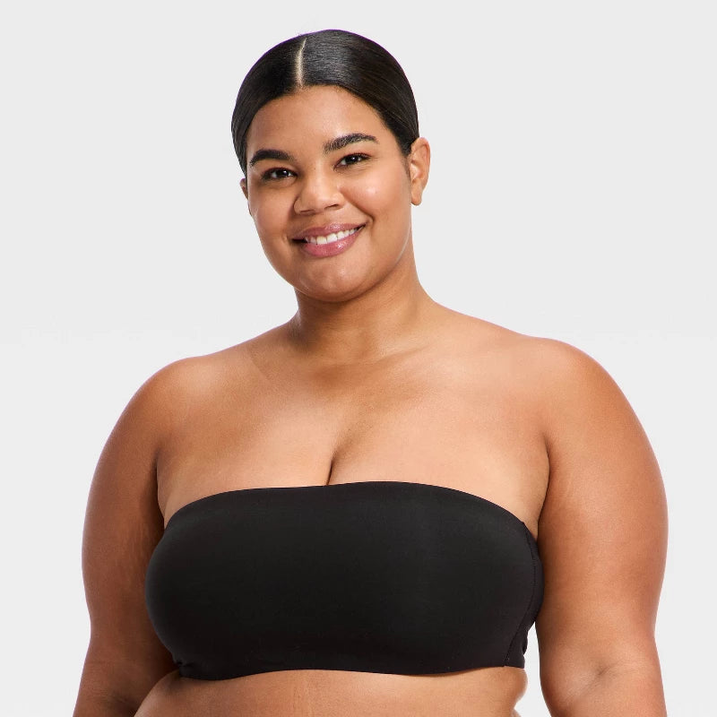 Women's Luxe Stretch Unlined Bandeau - Auden Black