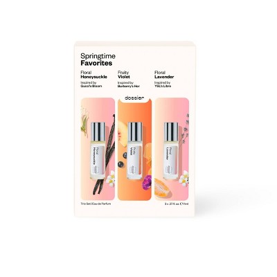 Dossier Springtime Perfume Trio Set - 3pc