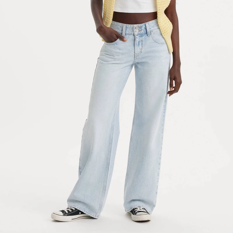 Levi's® Women's Low-Rise Superlow Loose Jeans - Abraided Art