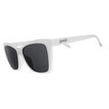 goodr Adult Pop G The Mod One Out Plastic Rectangle Sunglasses - White