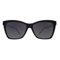 goodr Adult Pop G New Wave Renegade Plastic Rectangle Sunglasses - Black