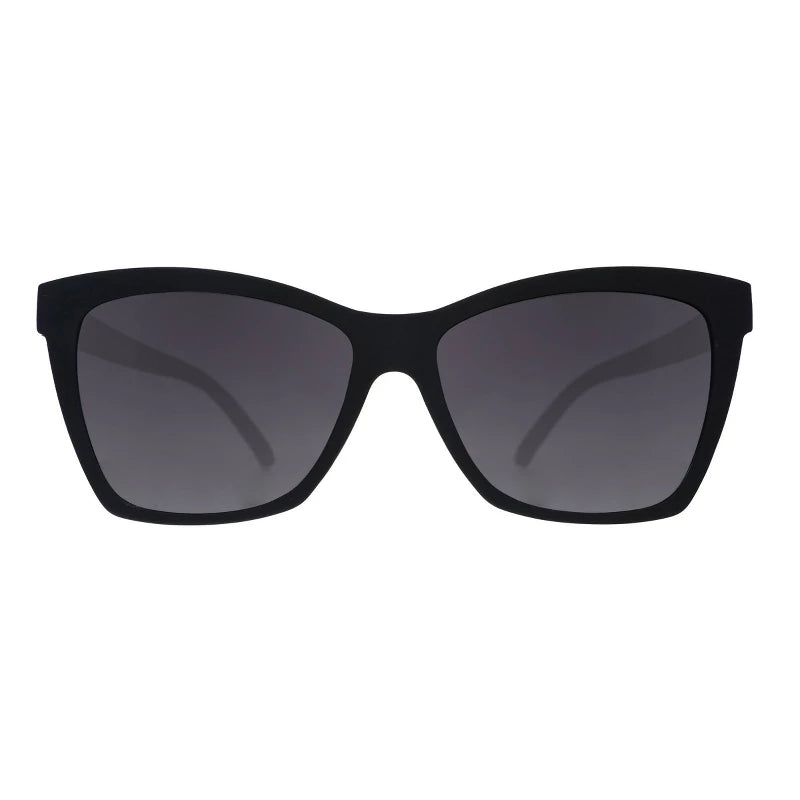 goodr Adult Pop G New Wave Renegade Plastic Rectangle Sunglasses - Black