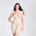ASSETS by SPANX® SPANXshape® Women's Flawless Finish Strapless Cupped Mid-Thigh Bodysuit -