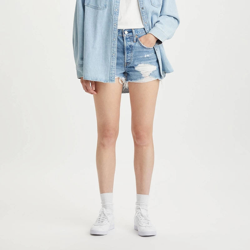 Levi's 501® Original Fit High-Rise Women's Jean Shorts - Quiet Riot