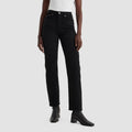 Levi's® Women's High-Rise Wedgie Straight Cropped Jeans - Soft Black