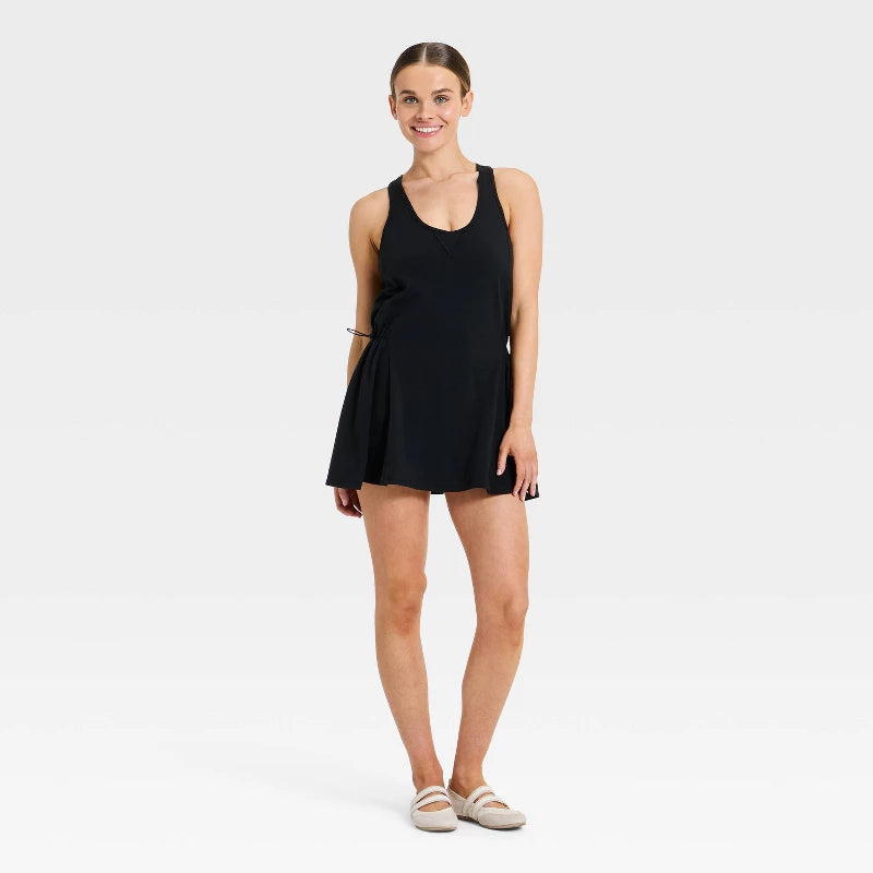 Women's Washed Jersey Active Dress - JoyLab Black