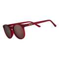 goodr Adult Circle G I'm Wearing Burgundy? Plastic Round Sunglasses - Red
