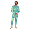 Leveret Mens Two Piece Cotton Pajamas Tie Dye Colorful