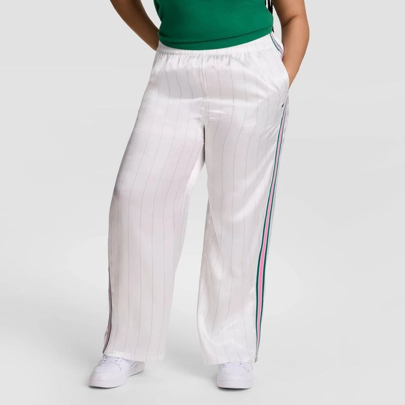 Champion Women's Game Set Match Pants - White Pinstripe 3X (Please be advised that sets ma