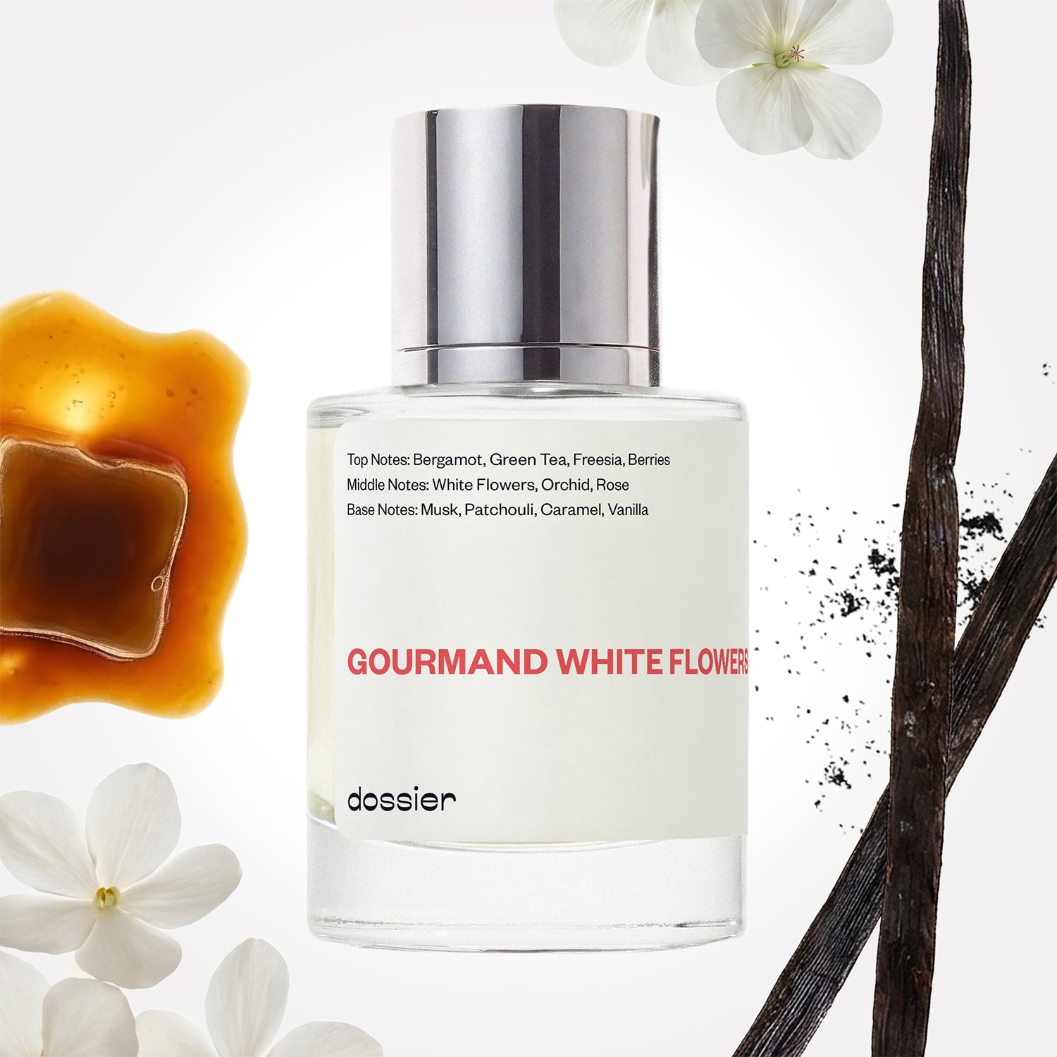 Dossier Women's Perfume - Gourmand White Flower - 50ml