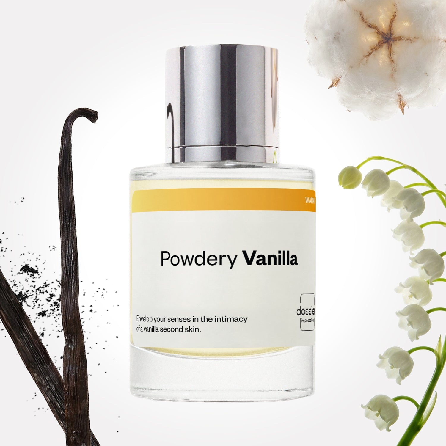 Dossier Body Perfume - Powdery Vanilla - 50ml