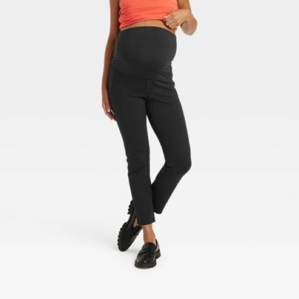 Over Belly Ponte Skinny Maternity Pants - Isabel Maternity by Ingrid & Isabel Black