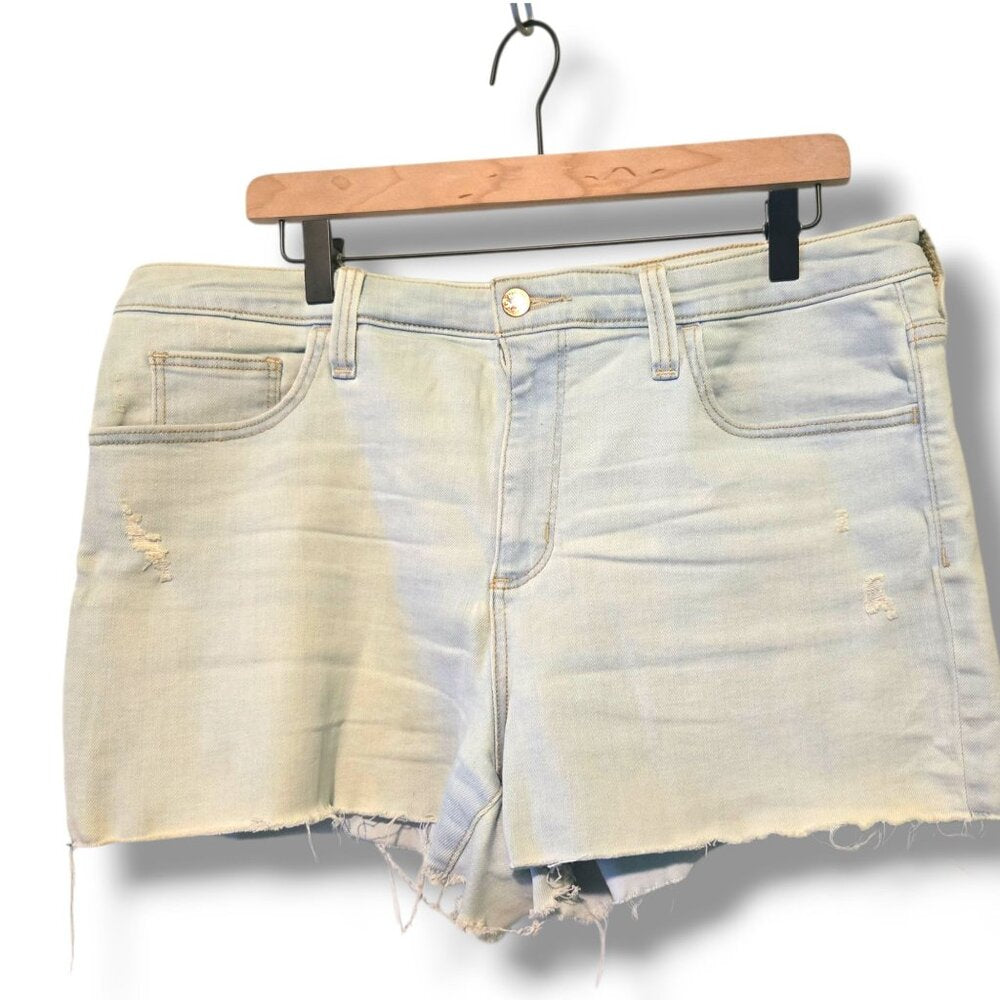 Women's High-Rise Cut-Off Jean Shorts - Universal Thread Light Wash