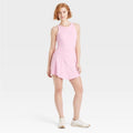 Women's Scallop Detail Active Dress - JoyLab Light Pink