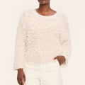 Women's Loopy Yarn Crewneck Pullover Sweater - Woolrich x Target Cream