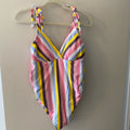 Candy Striper One Piece Maternity Swimsuit - Isabel Maternity by Ingrid & Isabel Blue Stri