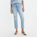 Levi's® Women's High-Rise Wedgie Straight Cropped Jeans - Struck By Lightning