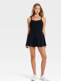 Women's Smocked Active Dress - JoyLab Black
