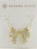 Kendra Scott Dragonfly Pendant Necklace - Gold/White