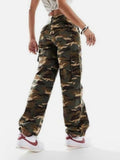 Levi's® Women's Mid-Rise '94 Baggy Cargo Wide Leg Jeans - Grape Leaf Emily Camo