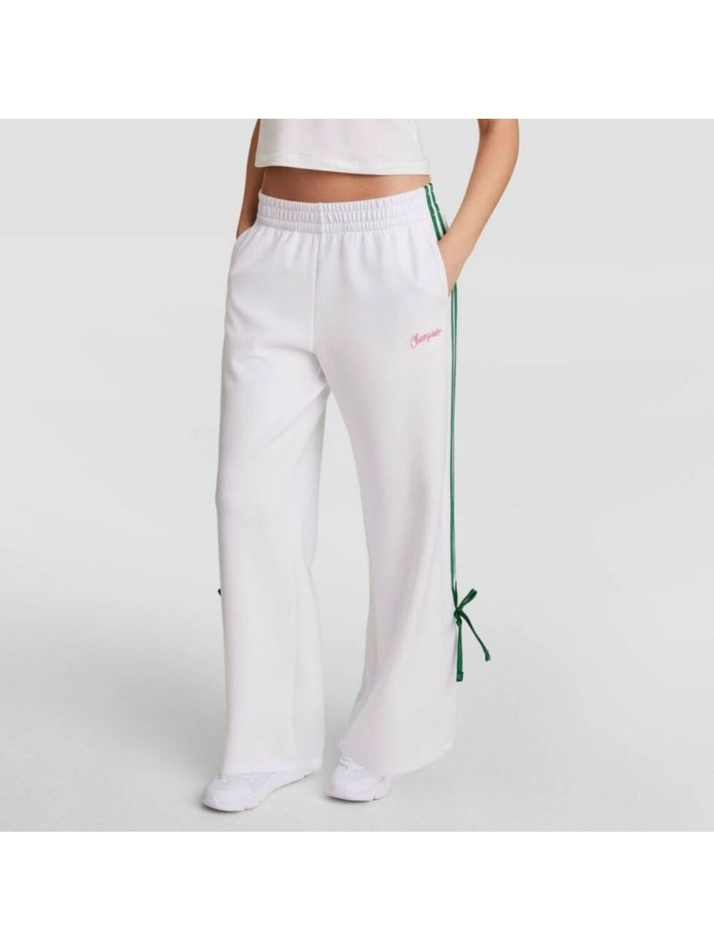 Champion Women's In the Stands Side-Tie Pants - White