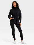 Women's Airy Sleek Full Zip Jacket - All In Motion Black