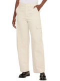 Women's Mid-Rise Barrel Leg Cargo Denim Pants - Woolrich x Target Cream