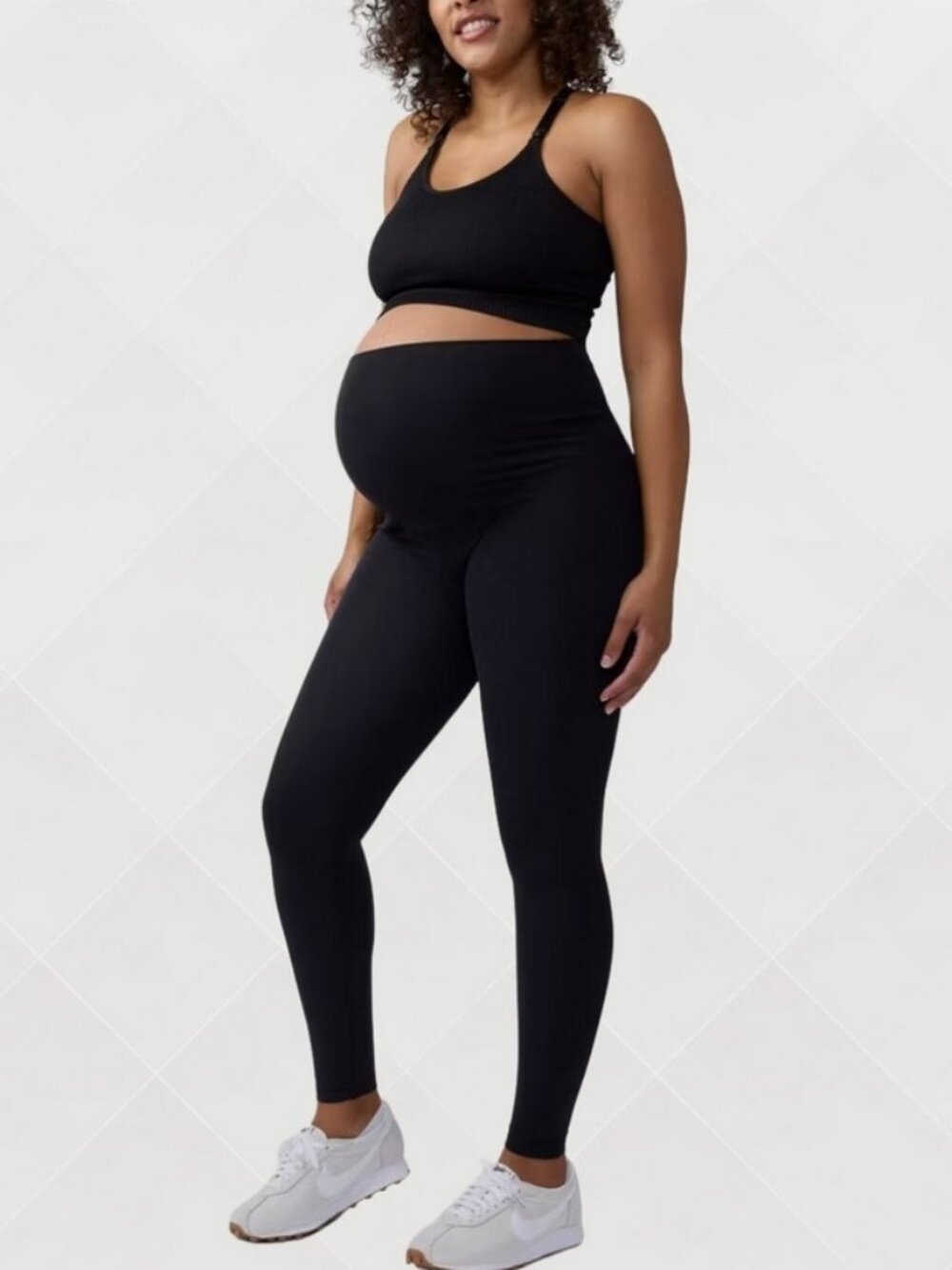 Over Belly High-Rise Performance Pocket Active Maternity Leggings - Isabel Maternity by In