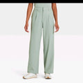 Women's Woven High-Rise Trouser Pants - All In Motion Sage Green