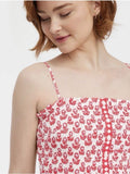 Women's Floral Smocked Peplum Tank Top Red - Roller Rabbit x Target
