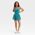 Women's Drop Waist Active Dress - JoyLab Teal Green
