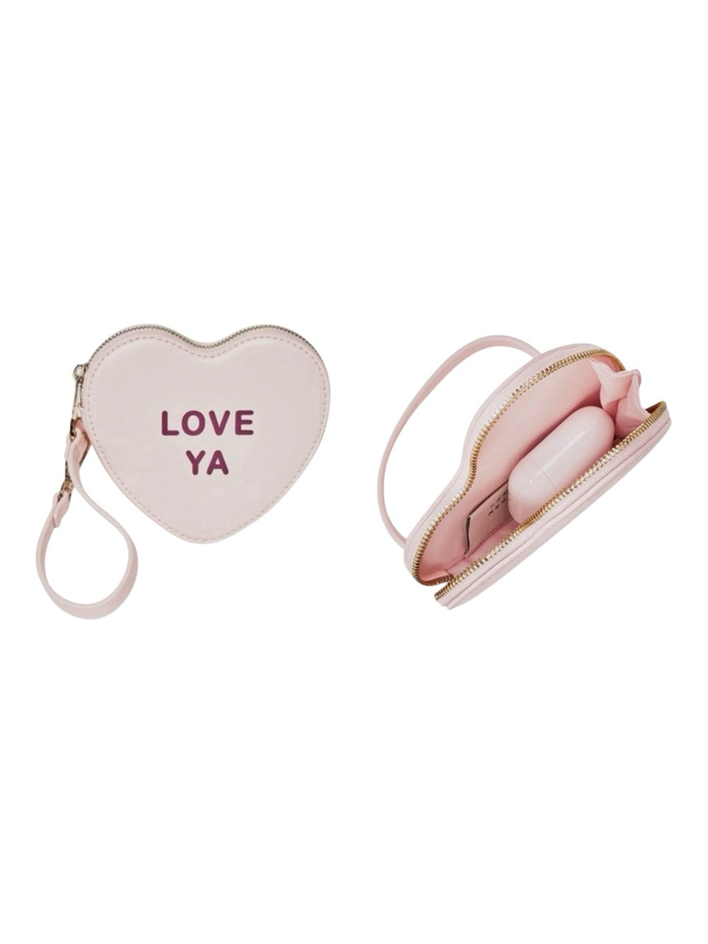 Conversation Heart Wristlet - A New Day Pink