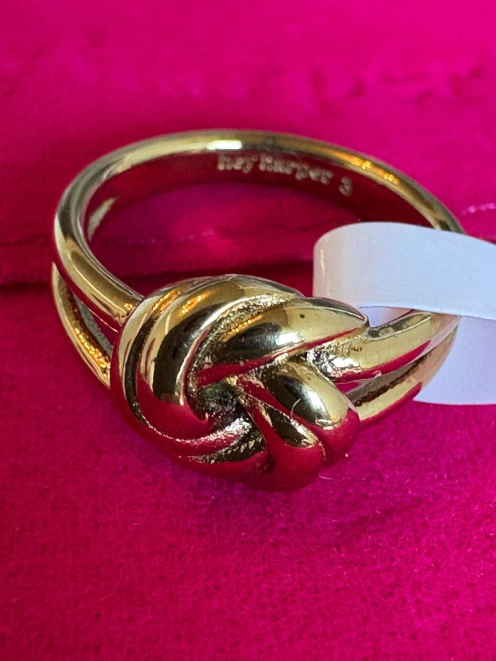 Hey Harper Waterproof Thin Chicago Ring - Gold