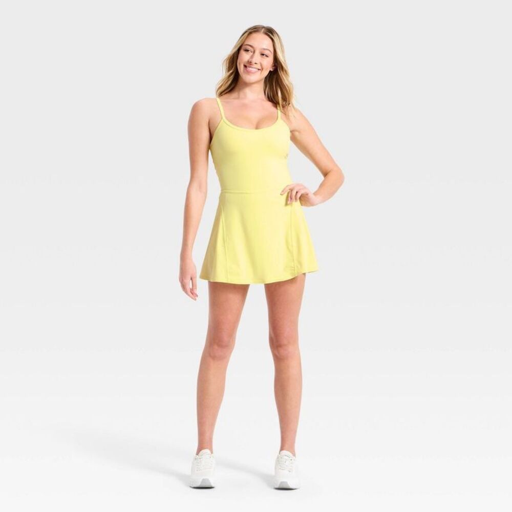 Women's Cinch Back Active Dress - JoyLab Yellow