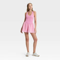 Women's Smocked Active Dress - JoyLab Light Pink